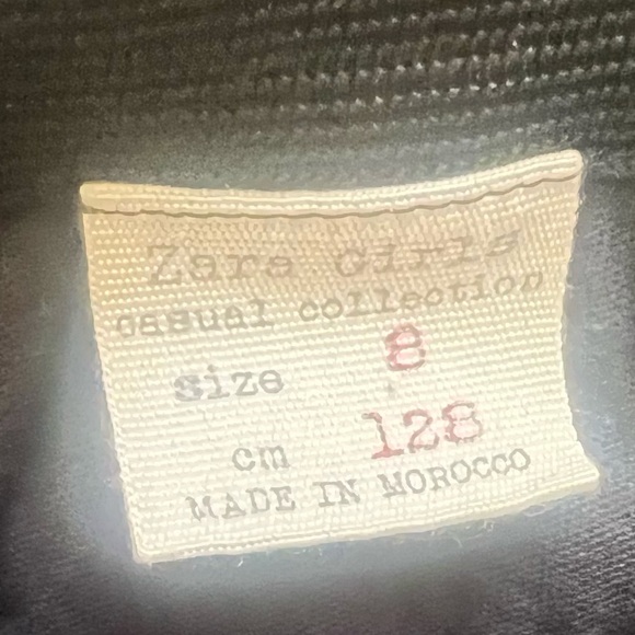 Zara kids full layer tulle black skirt elastic sparkly waist band kids size 8 - Picture 2 of 4